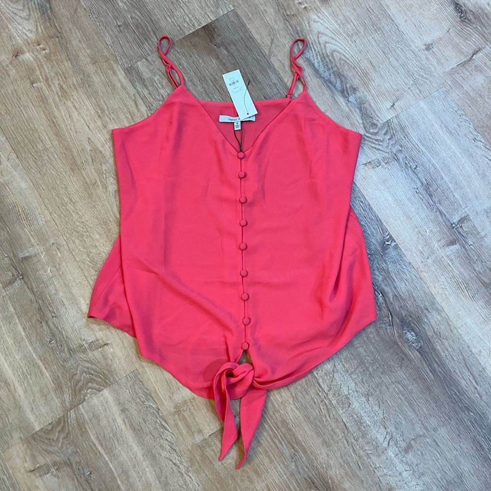 NWT - Francesca’s Tie Front Tank